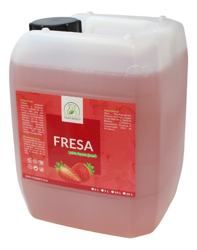 Jabón Facial De Fresa Piel Normal A Mixta 5 Litros