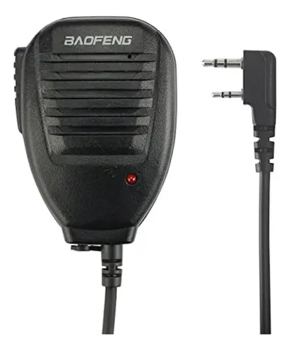 Baofeng BF-S112 Micrófono Con Altavoz Para Walkie Talkies UV-5R, GT-5R, BF-88ST PRO, GT-22, H-777 Y Más – Conector De 2 Patillas, UHF/VHF