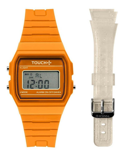 Relógio Unissex Touch Touch Laranja - Original