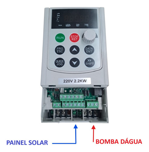 Drive Inversor Solar P/ Bomba Dágua 3cv Trifasico 220v