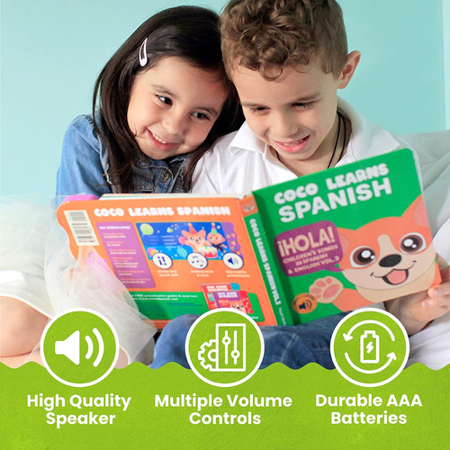 Libro Interactivo Montessori Coco Aprende Español Vol. 3