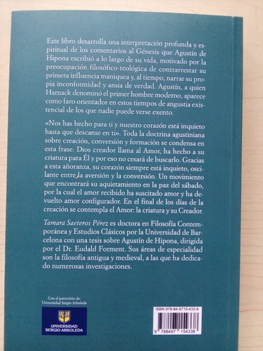 Libro Amor Y Conversion En San Agustin