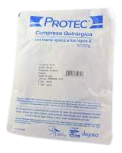 Compresa Quirúrgica Para Vientre Esteril 24x20 Protec C/5 Pz