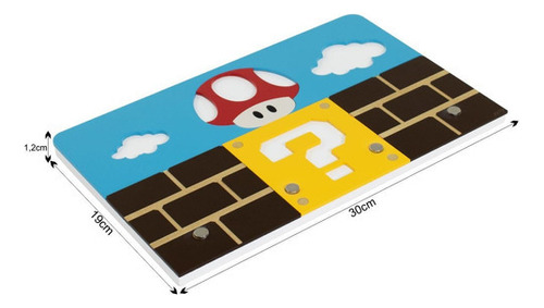 Porta Chaves Super Mario Bros Decorativo Com Ímãs