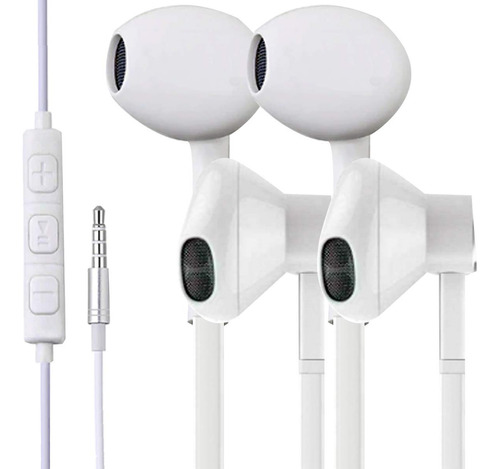 Pack 2 Auricular Microfono Para Musica Llamada iPhone Todo