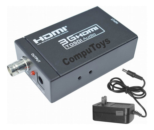 Conversor Hdmi A Sdi Portátil Alta Definición Computoys Sas