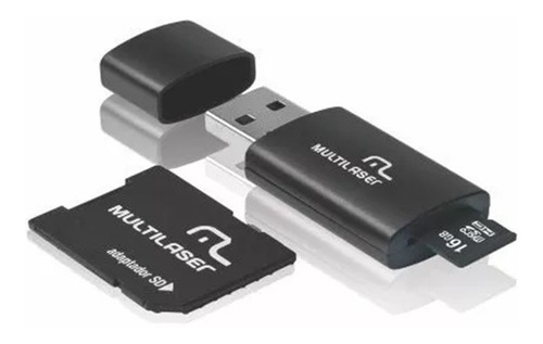 Pen Drive 16 Gb Kit 3 Em 1 Class 10 - Mc112 - Multilaser