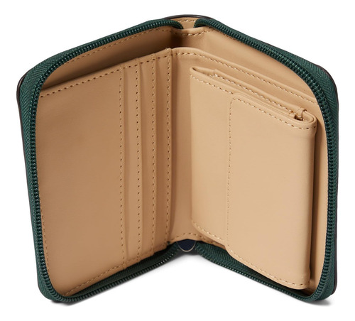 Nine West Aidie SLG Con Cremallera Pequeña Alrededor De Verd