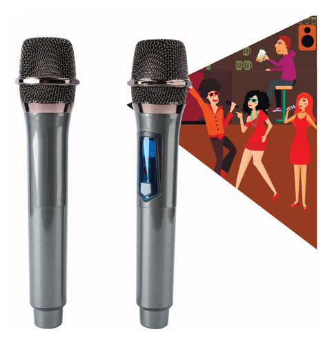 . Universal Micrófono Inalámbrico Profesional Karaoke Kit