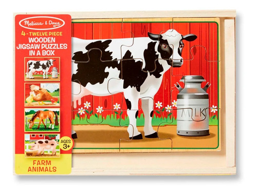 Rompecabeza Melissa & Doug® Animales 4 Rompecabezas