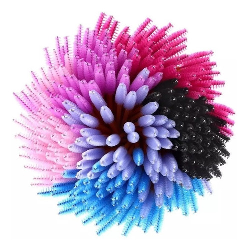 Imagen 5 de 5 de 100 Cepillos Desechable Para Cejas Y Pestañas Extensión