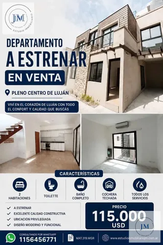 Departamento En Centro De Lujan