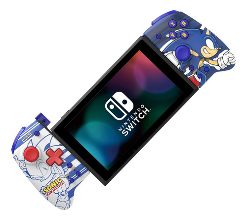 Control Hori Split Pad Pro Sonic Nintendo Switch Azul (Usado)