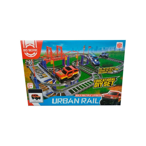 Parque Infantil Super Animado Pista Autos Rally 113 Piezas