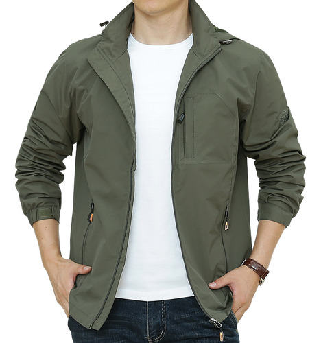 Chaqueta Para Hombre, Abrigo Fino Y Engordado Para Primavera