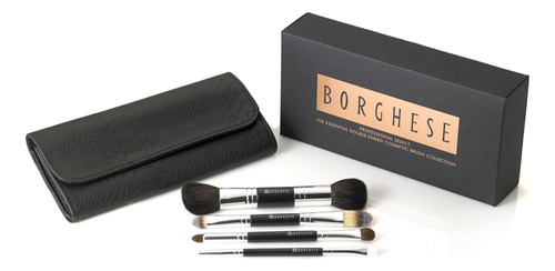 Juego De Brochas De Maquillaje Borghese De Doble Punta, 4 Un