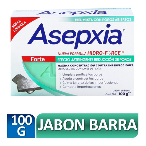 Asepxia Jabón Forte 100 Gr