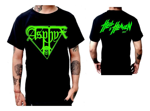 Playera Asphix Banda Hell And Heaven 2023 México Fest 