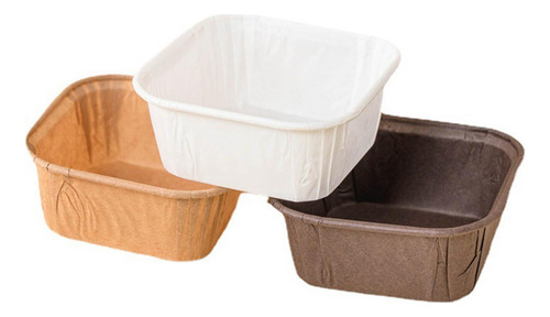 3 X 50 Piezas De Forros Para Cupcakes, Tazas Para Marrón