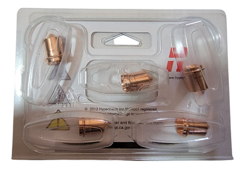 Plasma Boquilla 220671 Para Hypertherm Powermax 45 (5 Pzs)