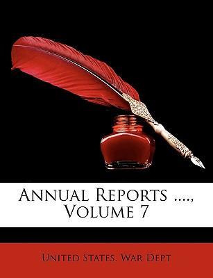 Libro Annual Reports ...., Volume 7 - States War Dept Uni...
