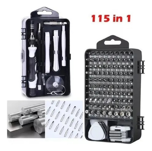 Kit De Destornilladores De 115 Piezas Laptop Telefono Pc