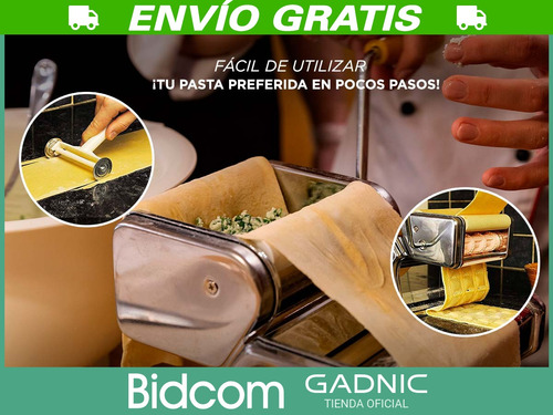 Fabrica Raviolera Universal Gadnic 3x3 + Cortante Pastas