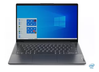 Notebook Lenovo IdeaPad 14ITL05 graphite gray 14", Intel Core i7 1165G7 8GB de RAM 512GB SSD, Intel Iris Xe Graphics G7 96EUs 60 Hz 1920x1080px Windows 11 Home