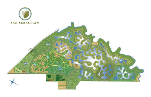 Lote Al Golf #100-200 - San Sebastian - Area 2 - 923m2 #id 626