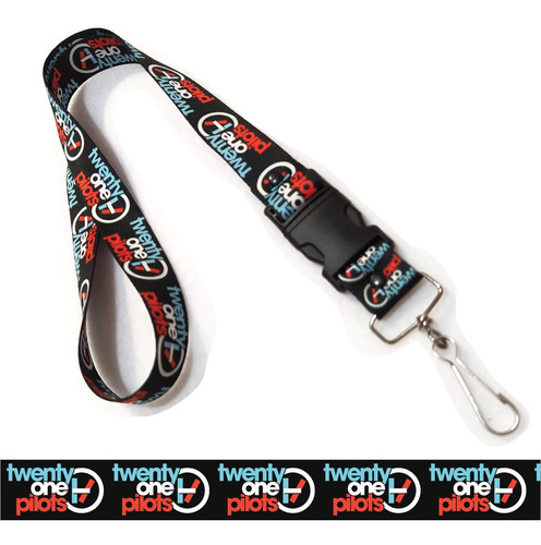 Portagafetes Lanyard Rock Twenty One Pilots Ride Musica