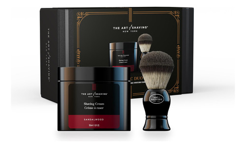 The Art Of Shaving Sandalwood Iconic Duo Giftset - Crema De 