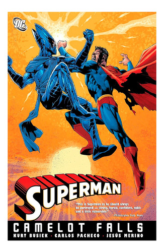 Superman Camelot Falls Set 1-2 Hc Dc Comics Robot Negro