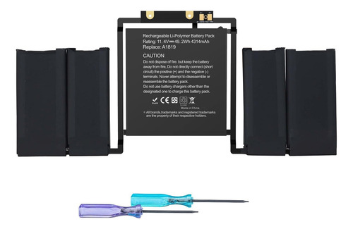 Bateria A1819 Compatible Con Macbook Pro 13 A1706 2016-2017 Negro