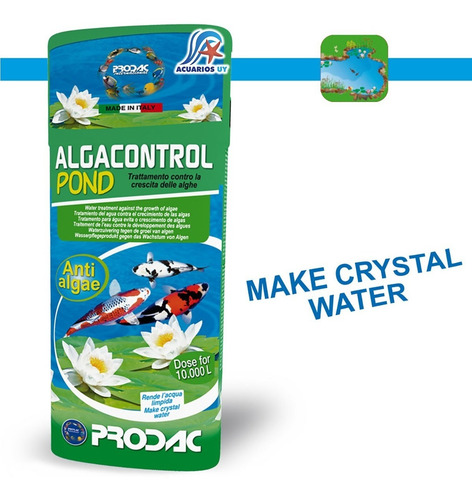 Antialgas Para Estanque. Prodac Algacontrol Pond 500ml