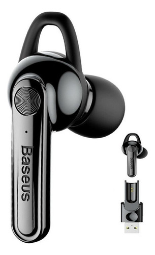 Auriculares inalámbricos Baseus Mini con conexión de música inalámbrica, color negro