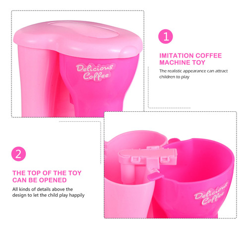 Cafetera De Simulación, Accesorios De Cocina Para Niños Y Ni