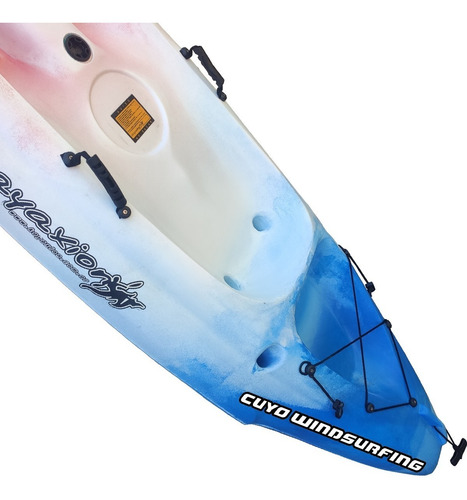 Imagen 3 de 5 de Kayak Kayaxion Wild Spirit Con Remo 1 Persona 130 Kg Posacañ