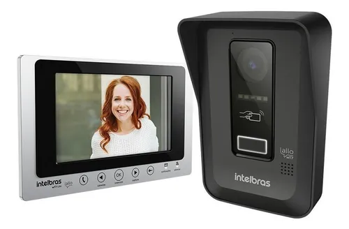comprar Video Porteiro Abertura Qr Code Wifi Allo Wt7 Lite Intelbras