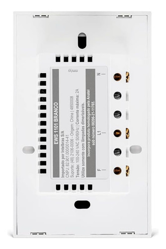 Interruptor Inteligente Dimmer Touch App Ews 1101 Intelbras