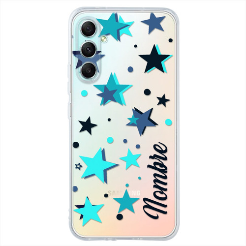 Funda Para Galaxy Estrellas Personalizada Con Tu Nombre