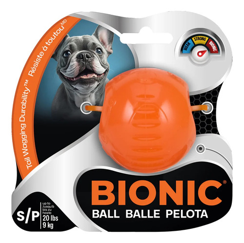 Juguete Pelota Para Perros Bionic Ball Talle Small 5.8 Cm