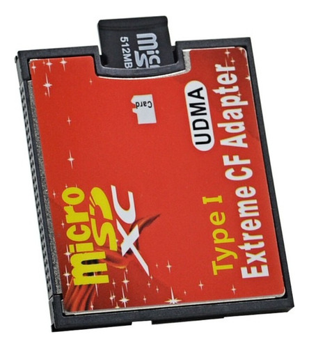 Adaptador Convertidor Micro Sd Tf A Tarjeta Compact Flash Cf