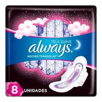 Comprar Toallas Higiénicas Always Noches Tranquilas Tela Suave 8 Un