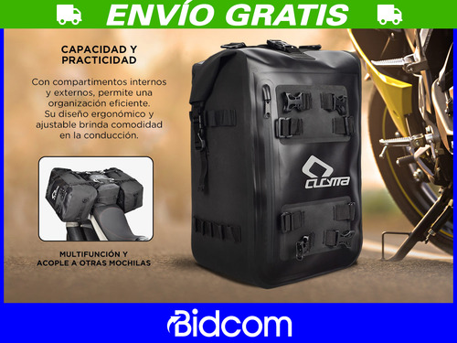Mochila Y Bolso Con Kit De Correas De Ajuste Ideal Motos