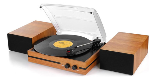 Player De Disco De Vinilo Retro Bluetooth Desktop Phonograph