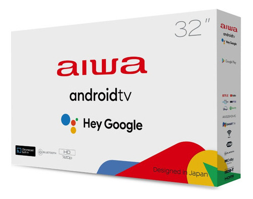 Imagen 12 de 12 de Smart Tv Android Hd Aiwa Bluetooth Google Assistant 32