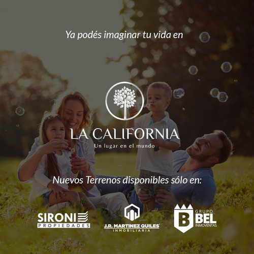 Imagen 2 de 19 de La California, Barrio Privado, Últimas Parcelas En Oferta!!!