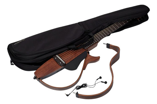 Violão Silent Elétrico Aço Yamaha Slg200s Natural Fosco Material Do Diapasão Pau-rosa Orientação Da Mão Destro