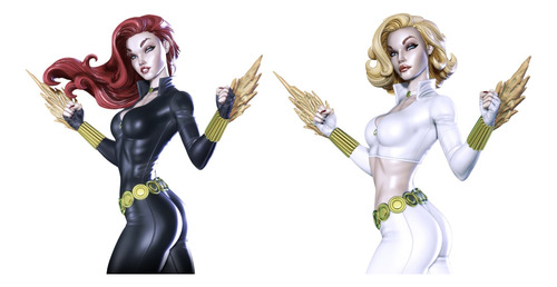 Black Widow + V Hydra + Nsfw Fq Archivo Para Impresión 3d (Usado)