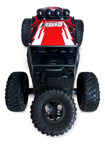 Carro De Control Remoto Monster Of Road Radioshack Color Rojo